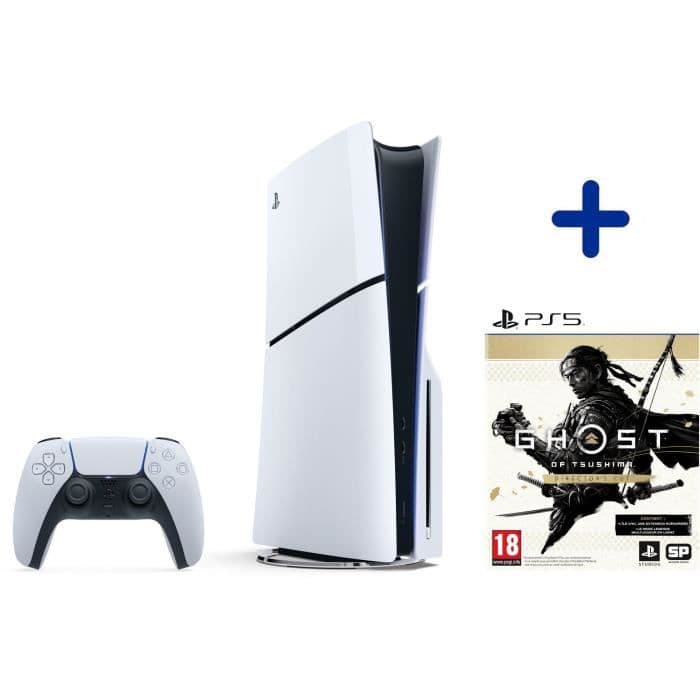 Pack PS5 Standard : Console PS5 (Modèle Slim) + Ghost of Tshushima Director's Cut