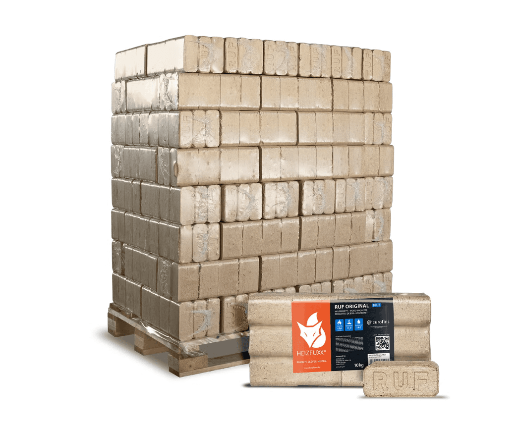 Heizfuxx RUF Original Blue 10kg x 96 Gebinde 960kg Palette