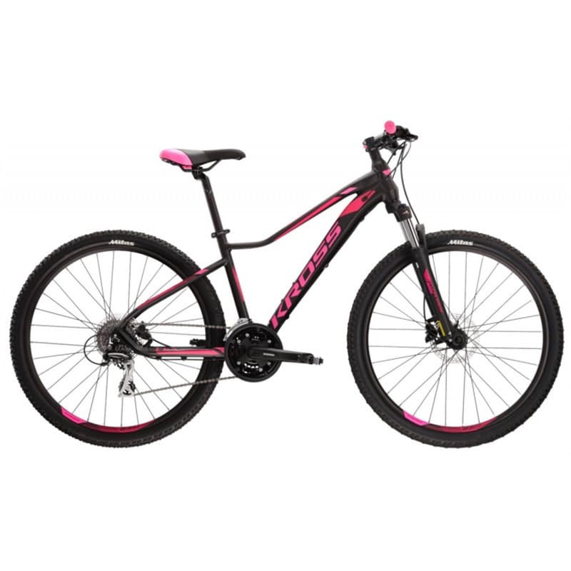 Vélo KROSS LEA 6.0 D 27 noir/rose - M