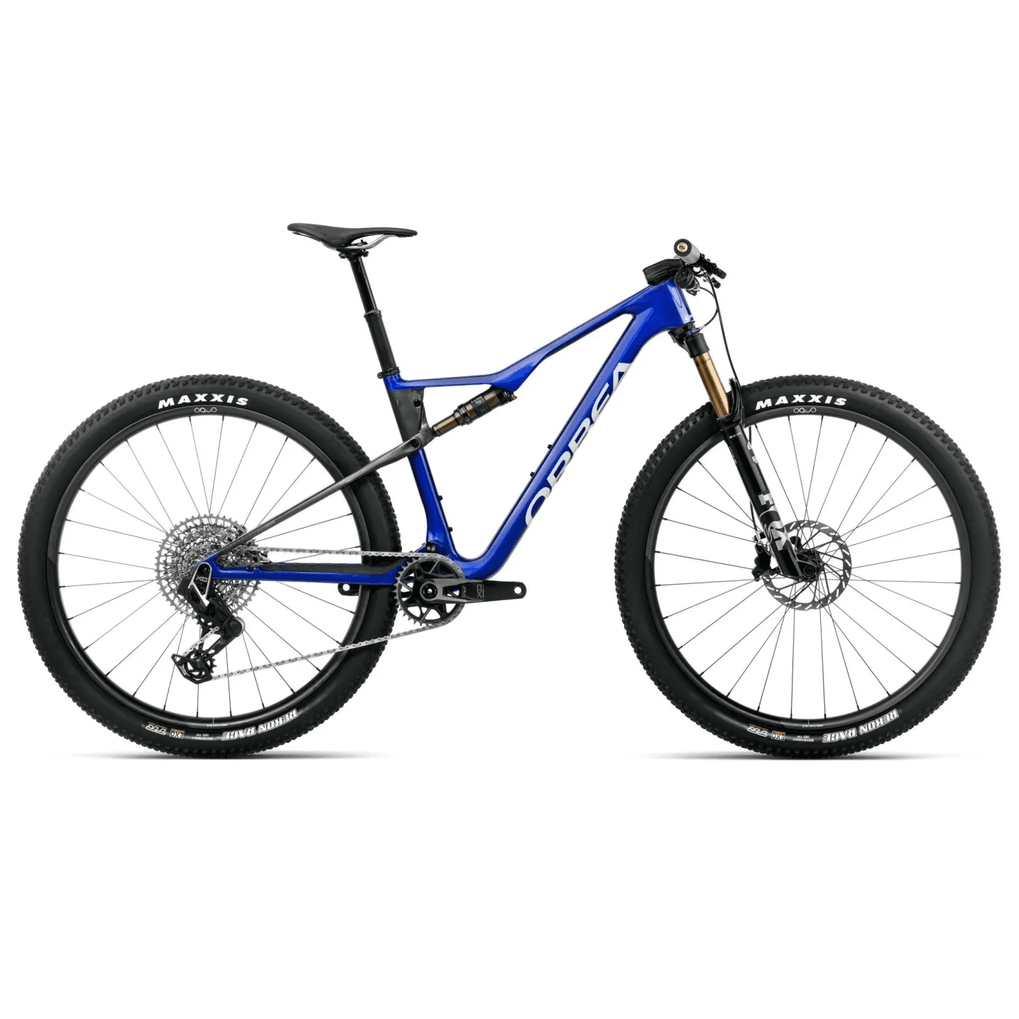 Vélo Orbea OIZ M-TEAM AXS Bleu cobalt (brillant) - Carbone brut (mat) 2026 - XL
