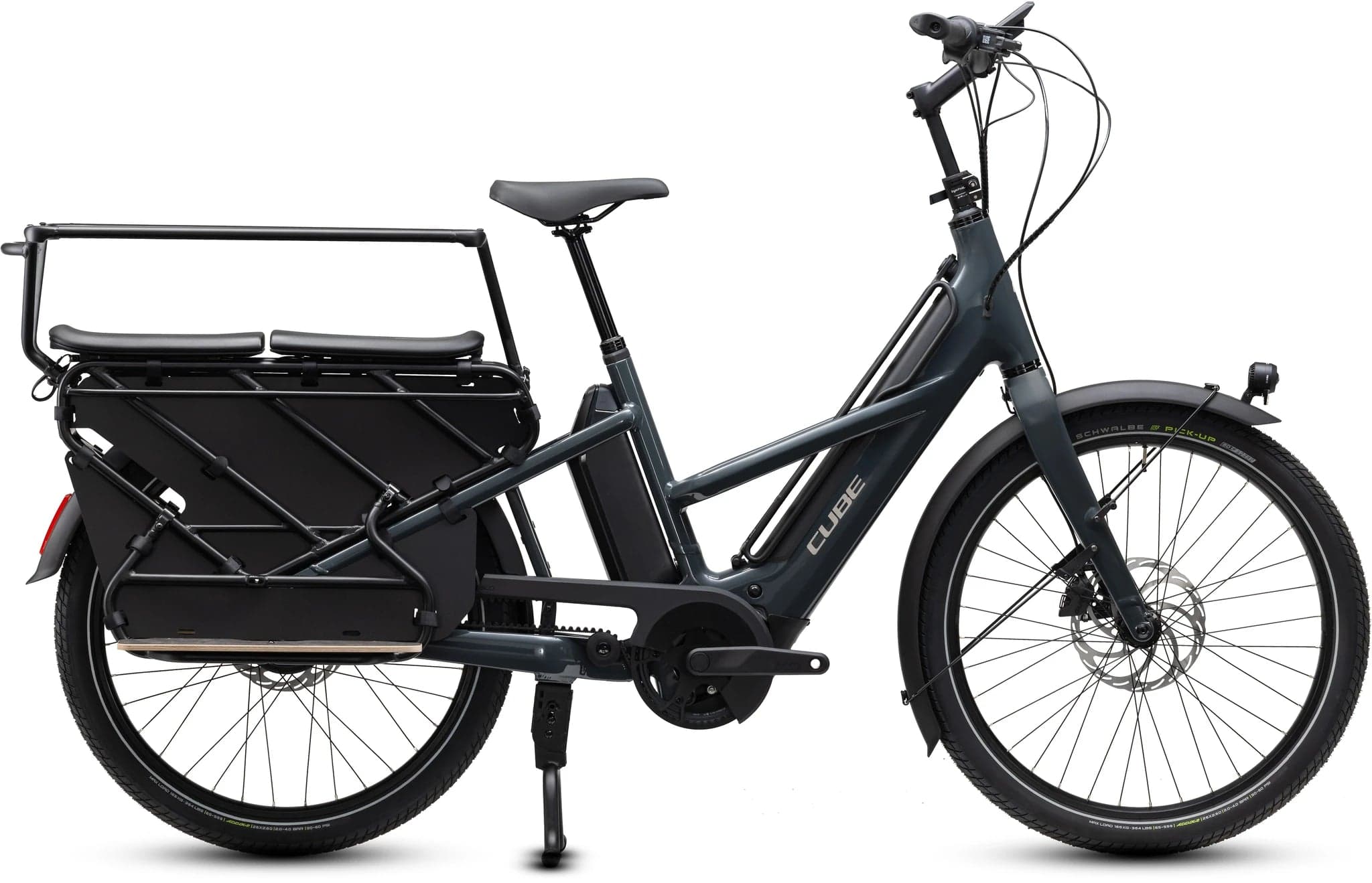 Cube Longtail Hybrid Deluxe Family 800 shadowgrey´n´grey 2027 - M
