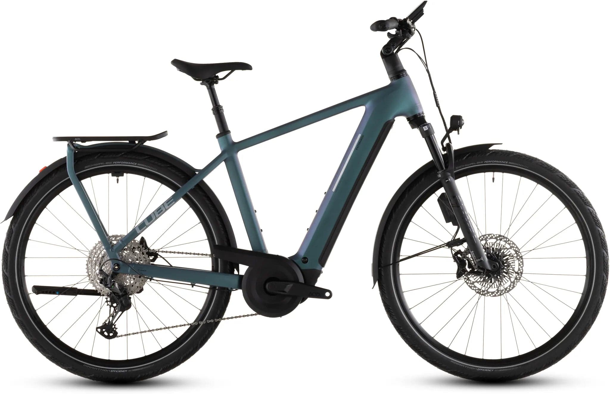 Cube Kathmandu Hybrid EXC 800 smaragdgrey´n´prism 2026 - S