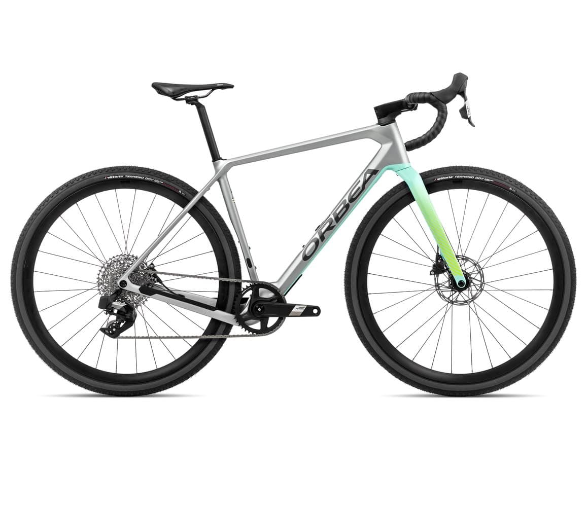 Orbea TERRA M41eTEAM 1X Stone Silver-Ice Green - S