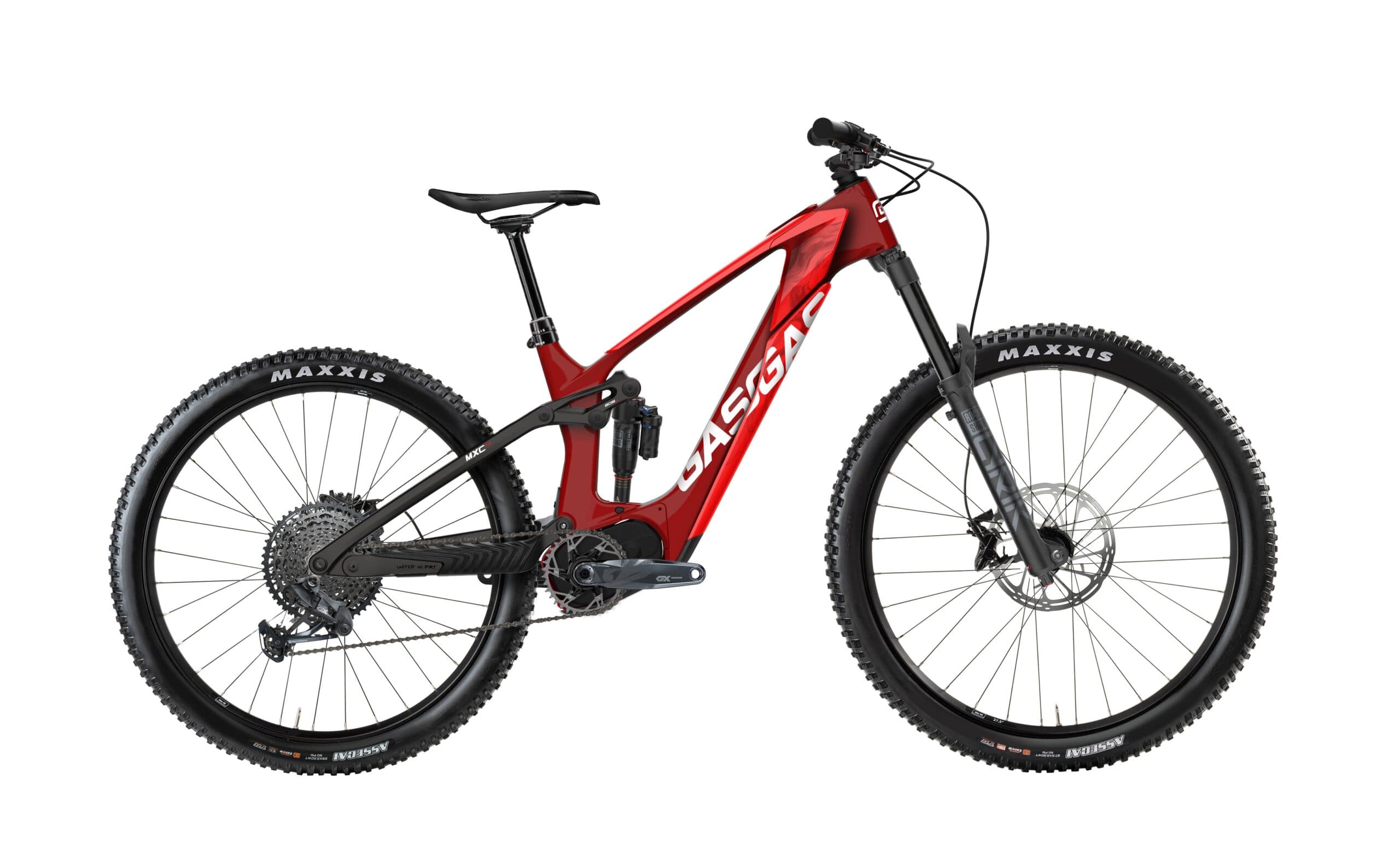 GASGAS MXC 4 Sangria Red/Blanca White - XL