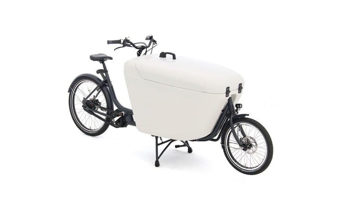 Babboe Pro Bike-E Midmotor (weiß) – 500 Wh – 26 Zoll – Long John – 2024 - L