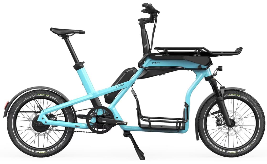 Cago CS150 – Kiox 300 – Gepäckträger/Schloss – 725 Wh – 20 Zoll – Long John – 2024 - XS