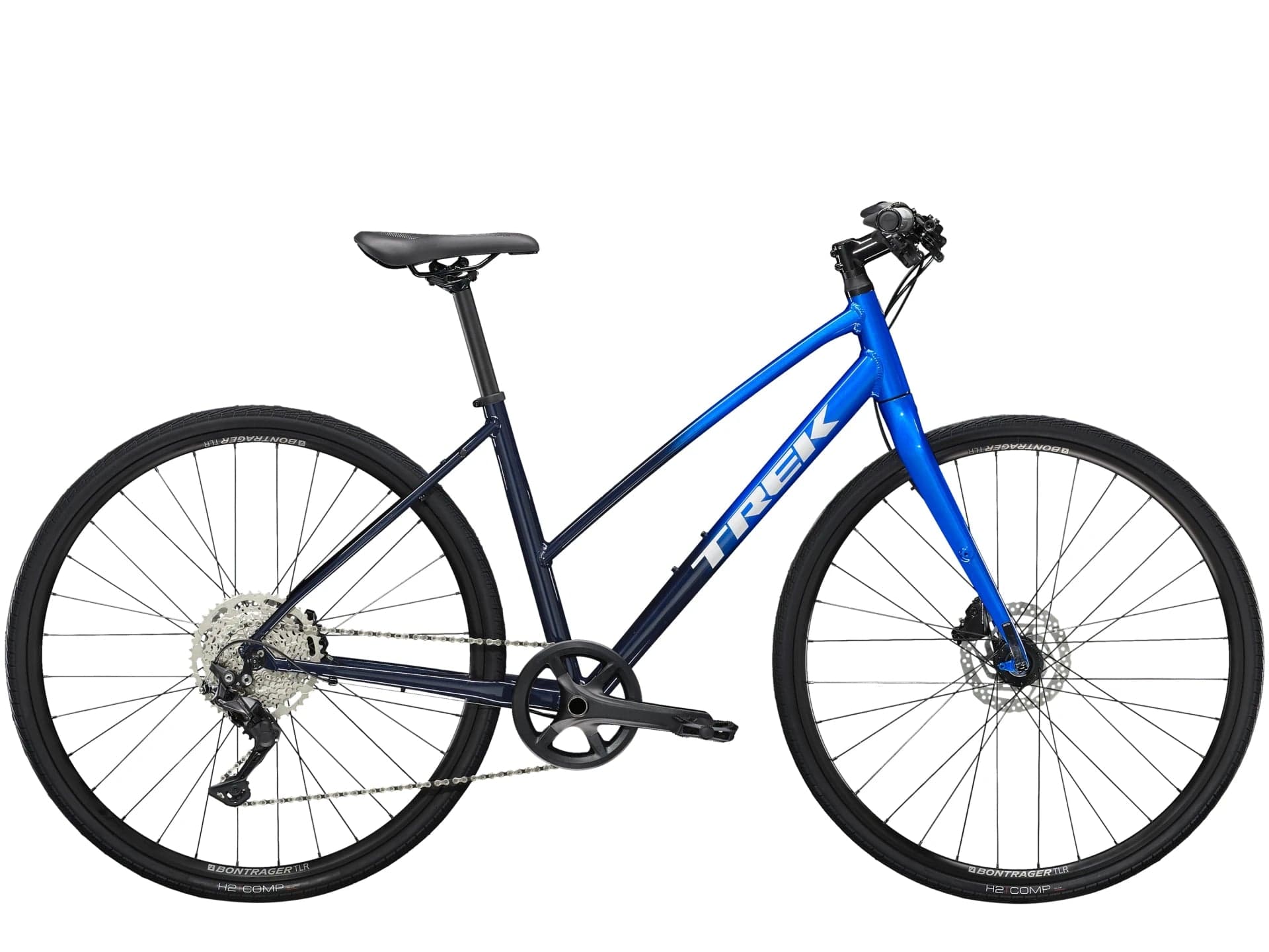 Trek FX 3 Disc Stagger Alpine Blue to Deep Dark Blue Fade - M