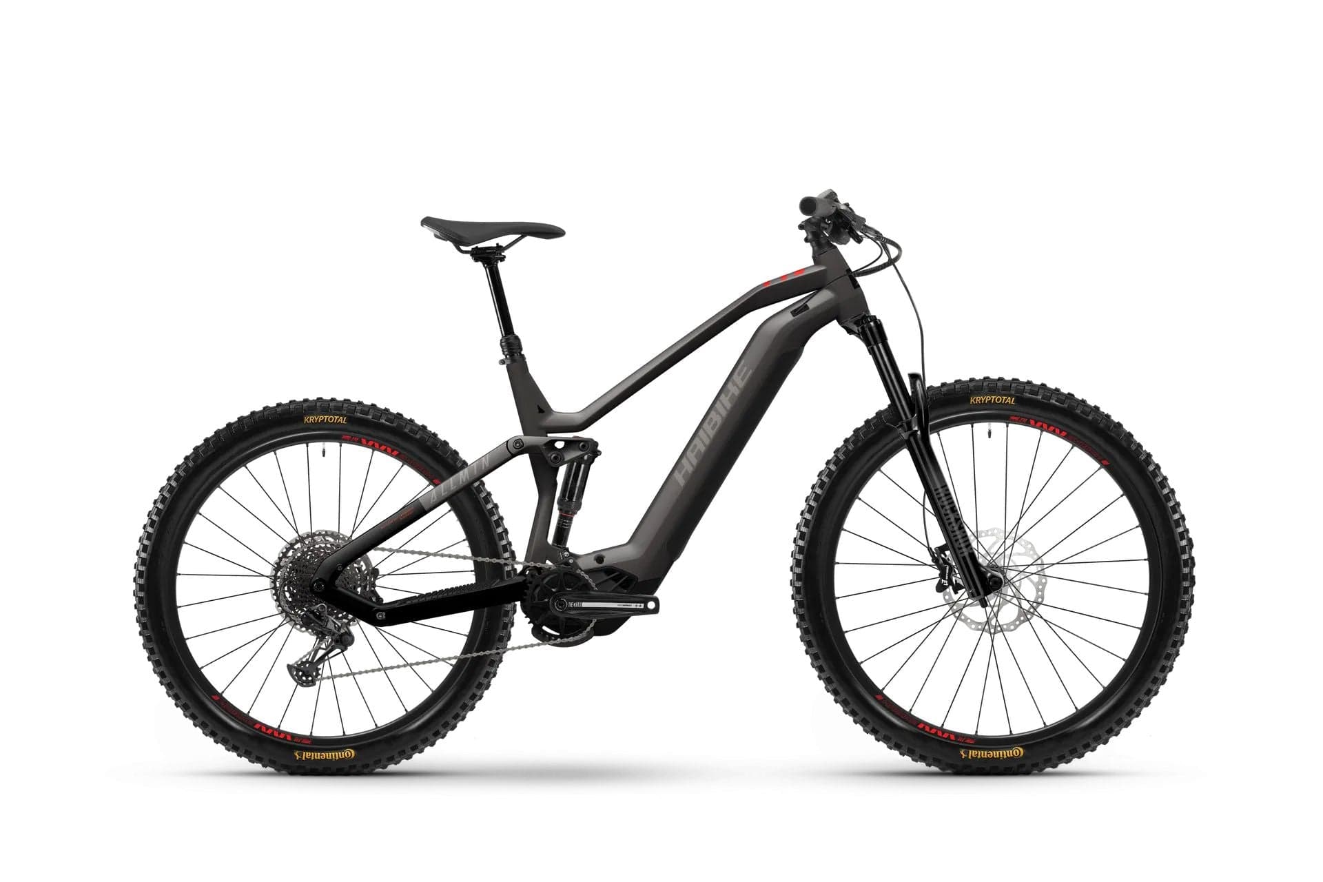 Haibike ALLMTN 2 720 pebble/black/red matt - S