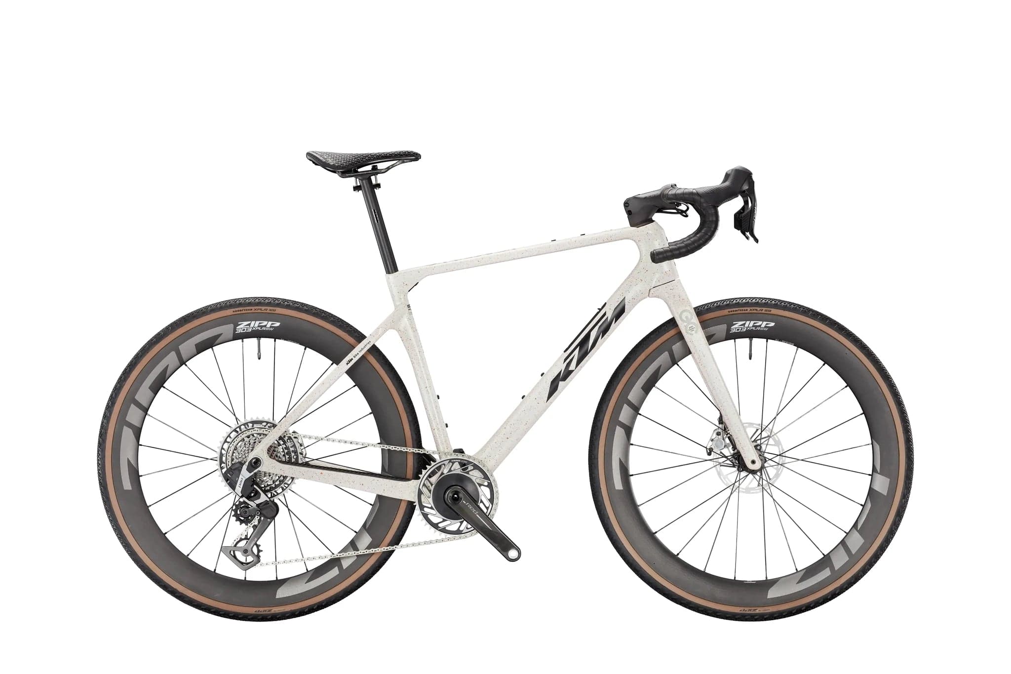 KTM Gravelator Exonic Spotted White Orange 2026 - XS