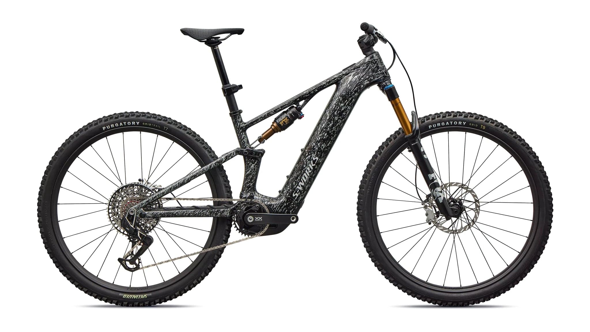 Specialized Levo R S-Works Gloss Shadow Sliver Speckle Carbon/Silver Dust 2026 - S
