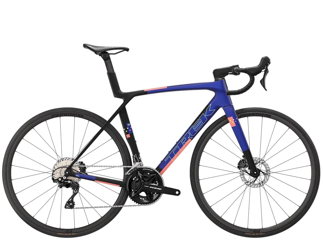 Trek Madone SL 5 Gen 8 Matte Blue/Trek Black/Living Coral 2027 - M