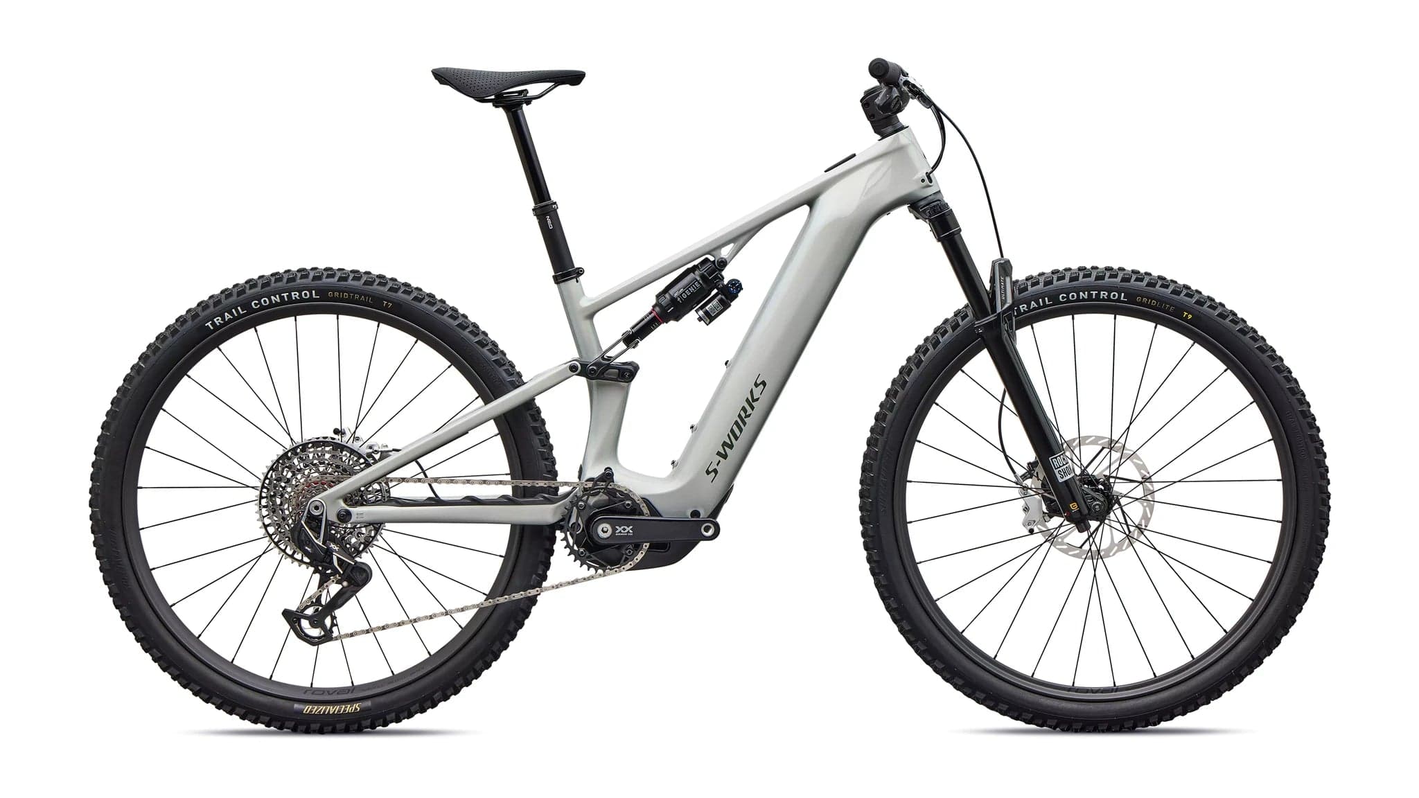 Specialized S-Works Turbo Levo R Dolomite/Silver Green 2027 - XS