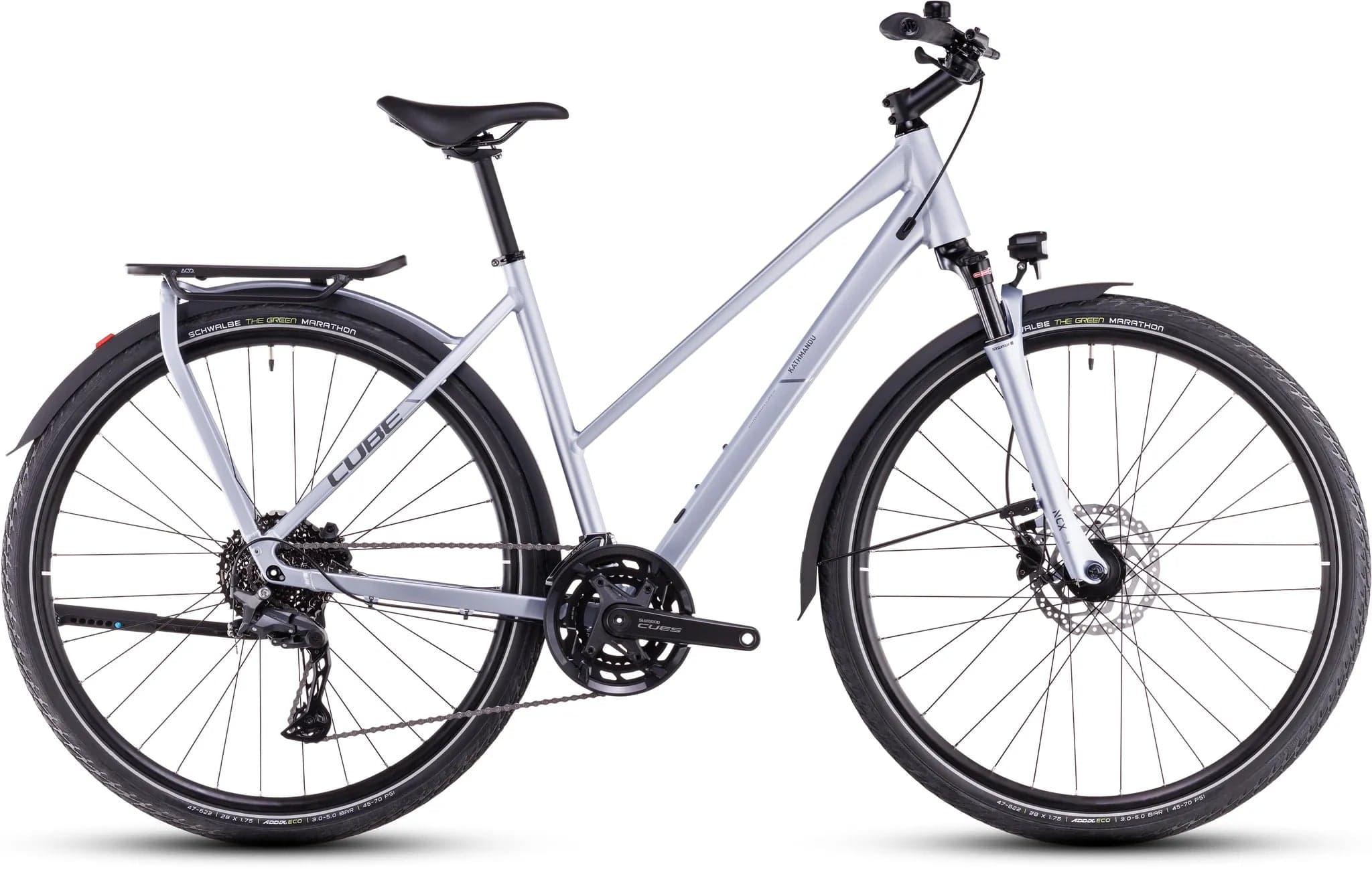 Cube Kathmandu Pro silverblue´n´grey Trapez - S