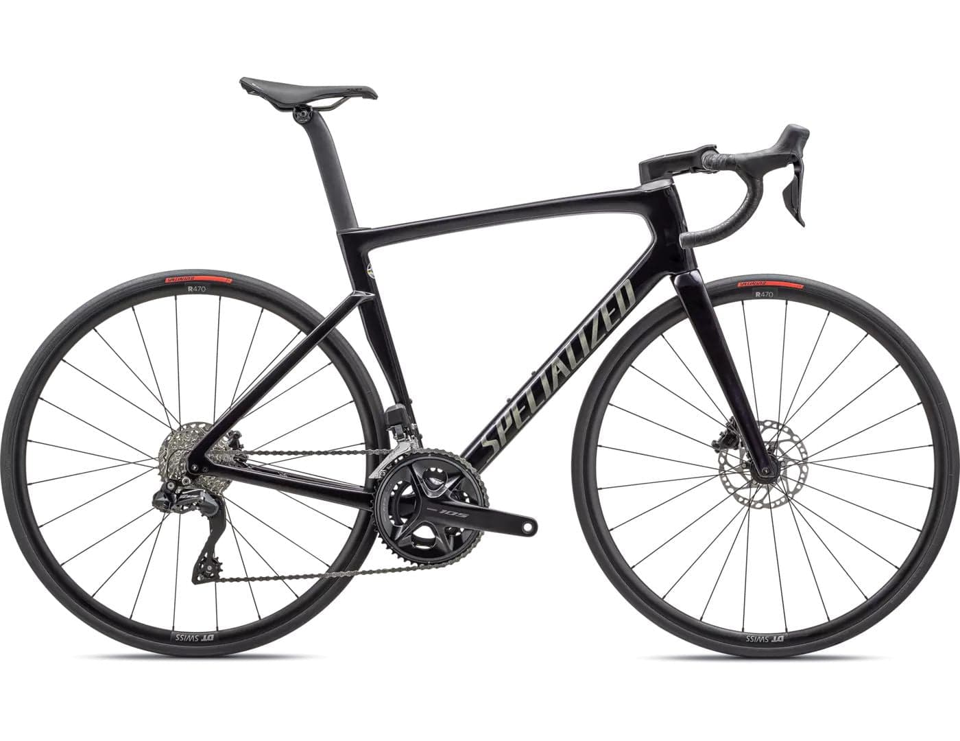 Specialized Tarmac SL7 Comp - Shimano 105 Di2 Gloss Metallic Midnight Shadow/Black - S