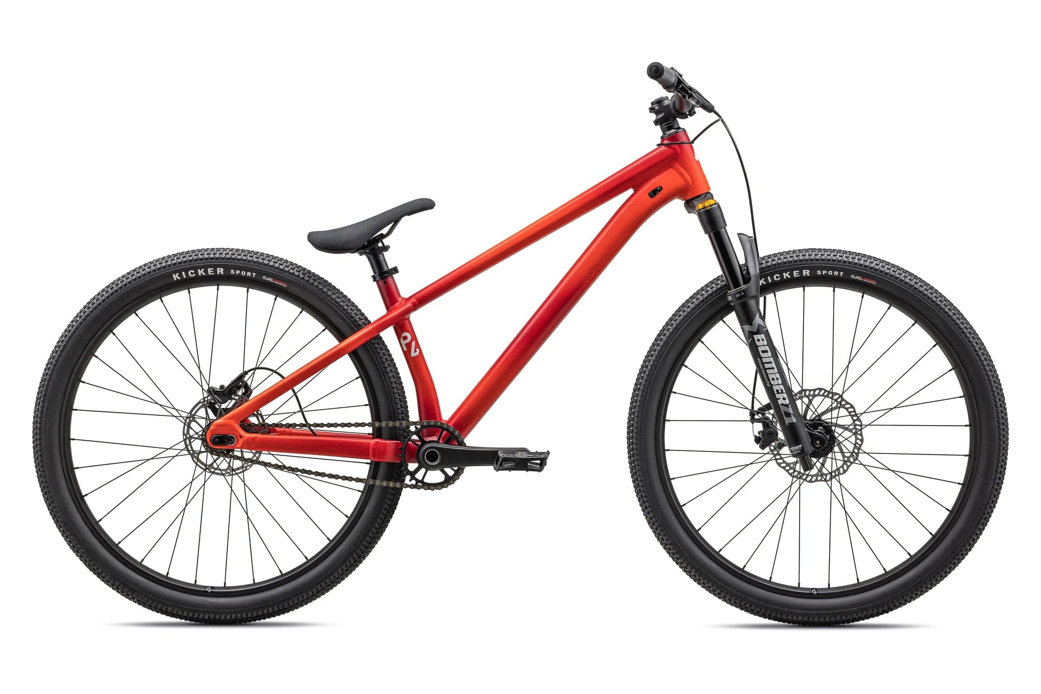 Specialized P.4 Satin Red Tint Diffused / Fiery Red / White - XS