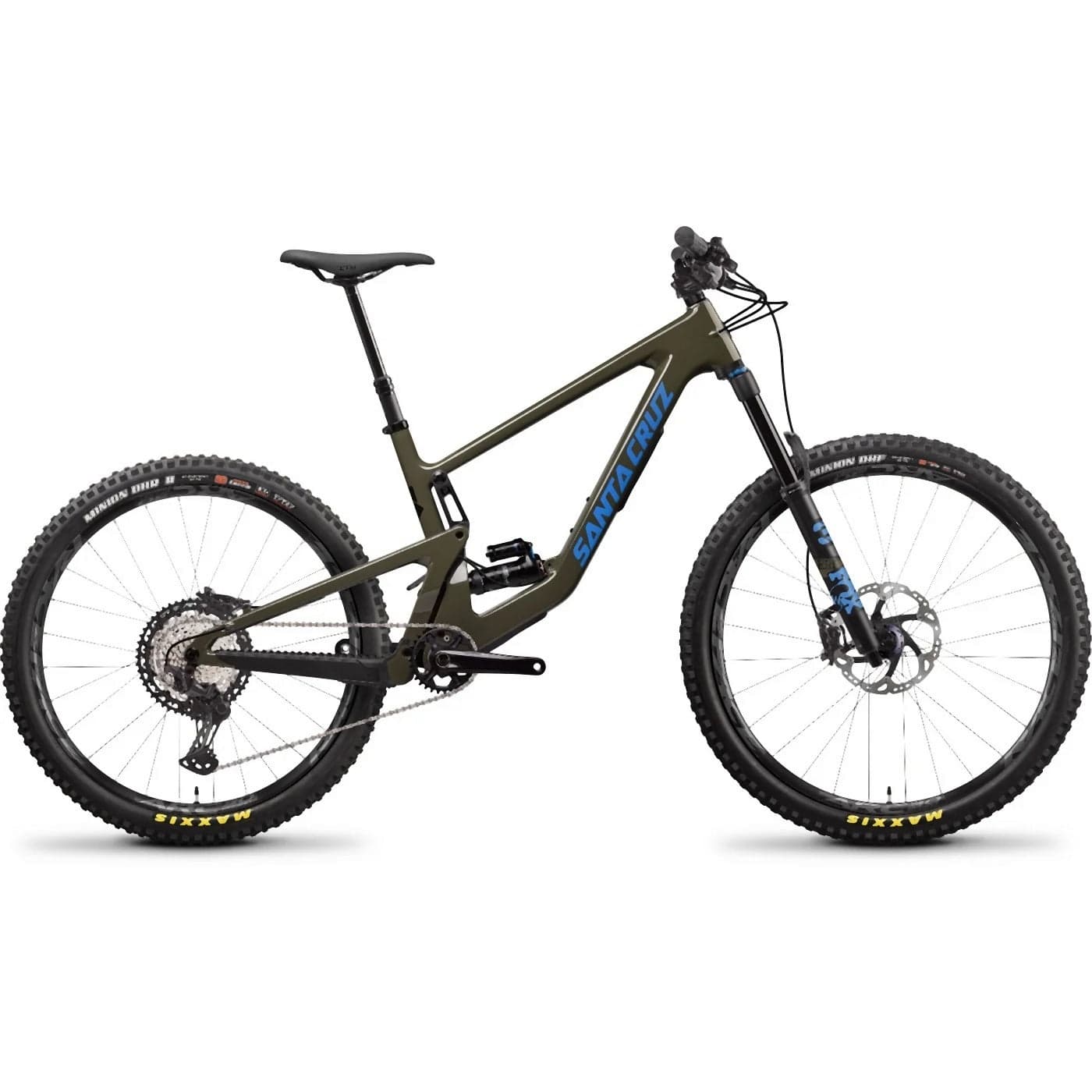 Santa Cruz Bronson | C | XT | Gloss Moss and Blue - XL