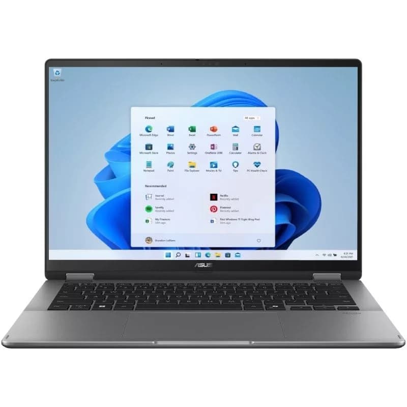 Portátil Convertible Asus VivoBook Flip TP3407SA-SG180W Intel Core Ultra 7-258V/ 32GB/ 1TB SSD/ 14′ Táctil/ Win11