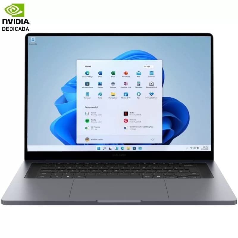 Portátil Gaming Samsung Galaxy Book6 Ultra Intel Core Ultra 7-356H/ 32GB/ 1TB SSD/ GeForce RTX 5060/ 16′ Táctil/ Win11 Pro