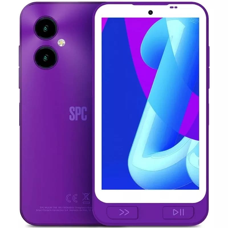 Smartphone SPC Wuum One 4GB/ 64GB/ 5’/ Púrpura