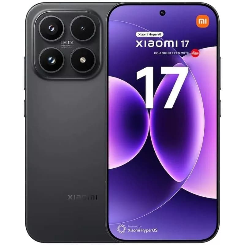 Smartphone Xiaomi 17 12GB/ 512GB/ 6.3’/ 5G/ Negro