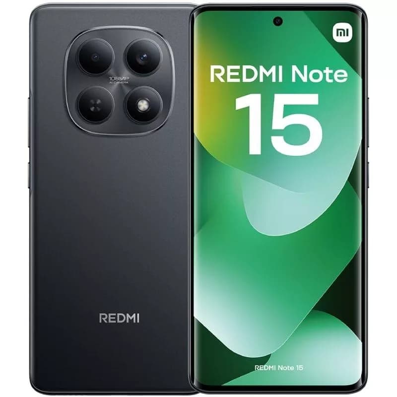 Smartphone Xiaomi Redmi Note 15 8GB/ 256GB/ 6.77’/ Negro