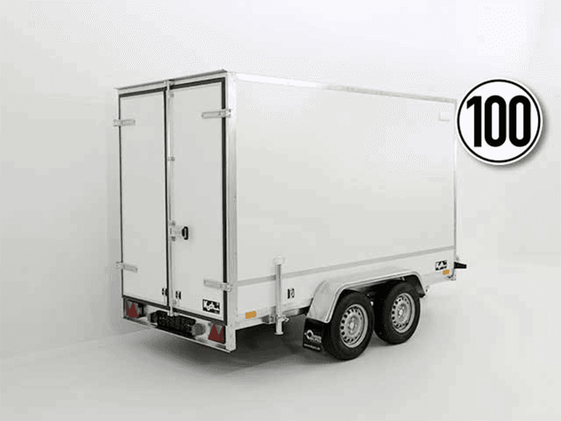 Remolque furgón BK 146x357cm Höhe:180cm 2,7t-Nuevo