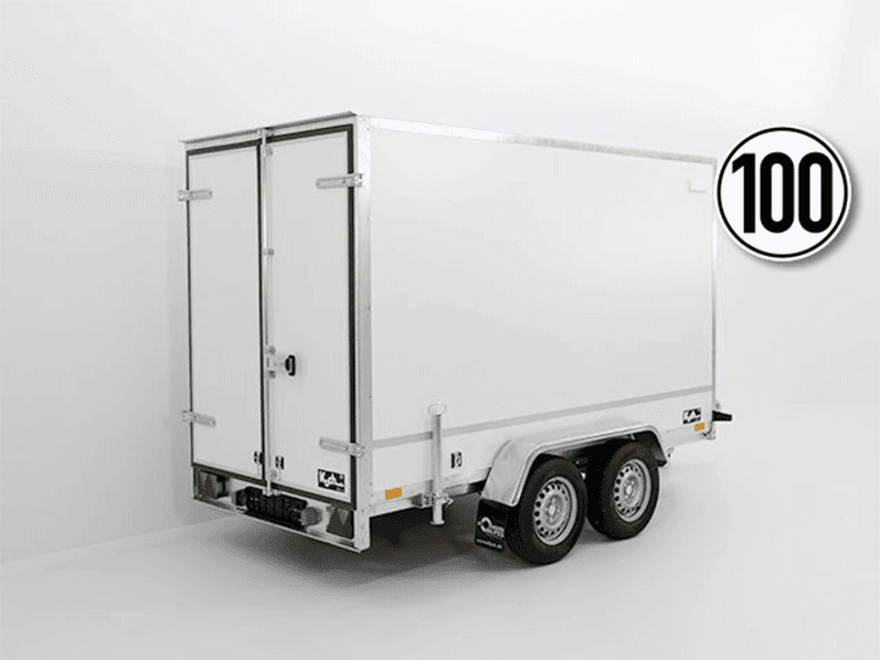 Remolque furgón BK 146x304cm Höhe:180cm 2,0t|Aktion-Nuevo