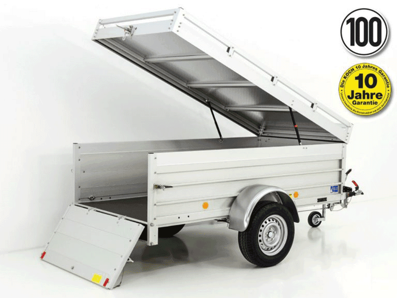 Koch Deckelanhänger 125x250cm Höhe:65cm 1300kg-Nuevo