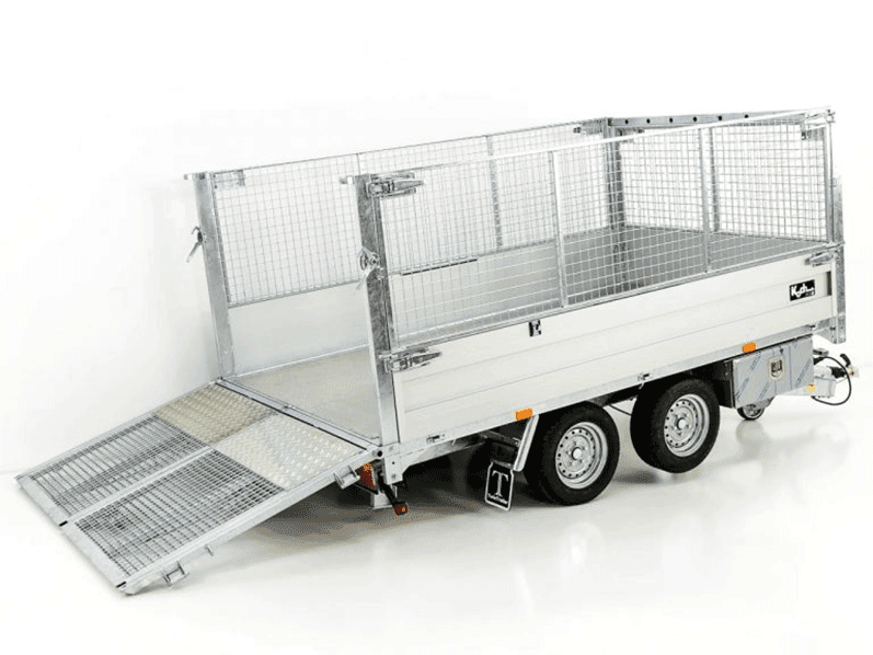 Twintrailer Multi-Heckkipper TT30-30 3,0t|183x309x40/120cm|Tandem-Nuevo