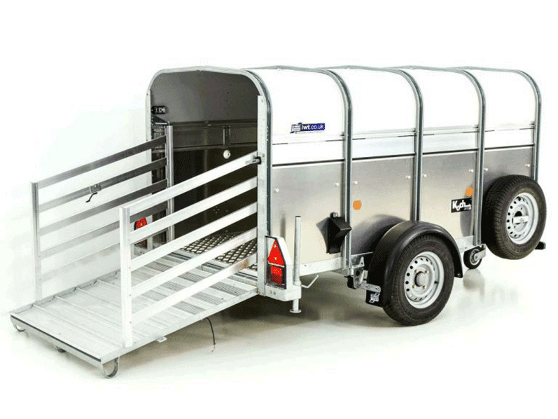 Ifor Williams Schaf-y Kälberanhänger P8G 124x250cm Höhe:115 1,4t-Nuevo