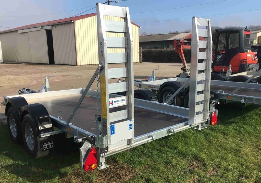 Remorque porte engins Hubiere TPG 3502 35, 3.5 Tonnes