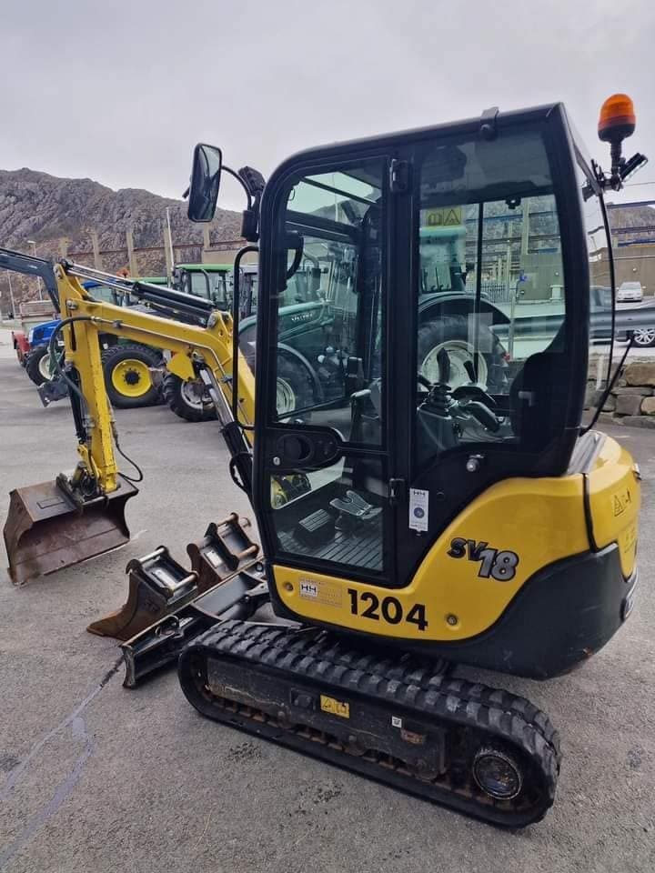 Mini Pelle YANMAR SV18 / 2 TONNES