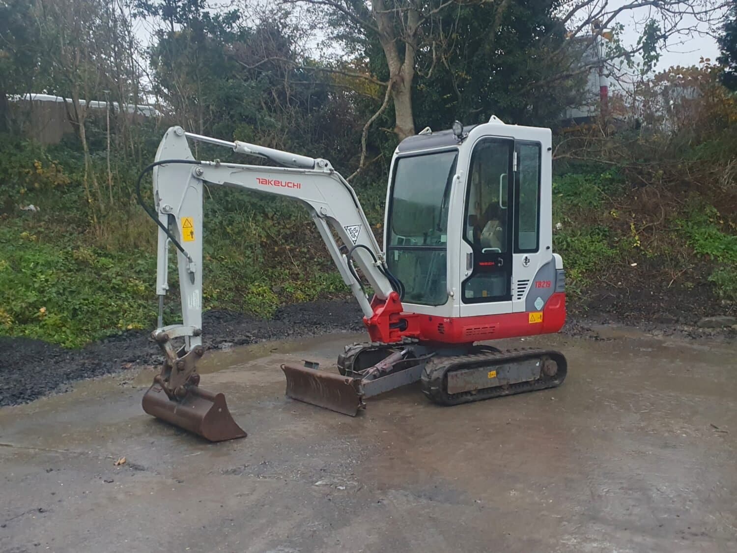 MINI PELLE TAKEUCHI TB219 1,9 TONNE, 2017