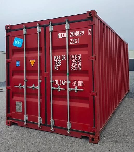 Container maritime 20′ DRY “ex” 1er voyage