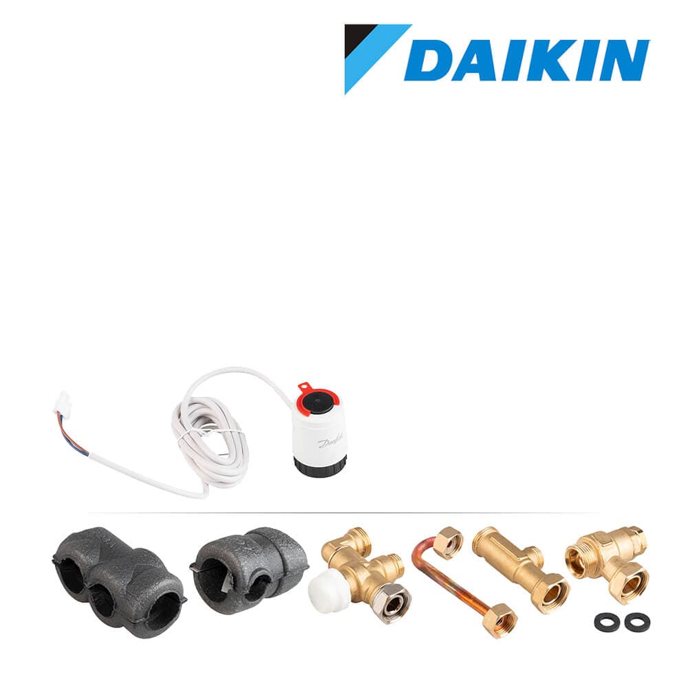Daikin 3-Wege-Ventil mit Antrieb, für Bypass zur Heizwasserumleitung