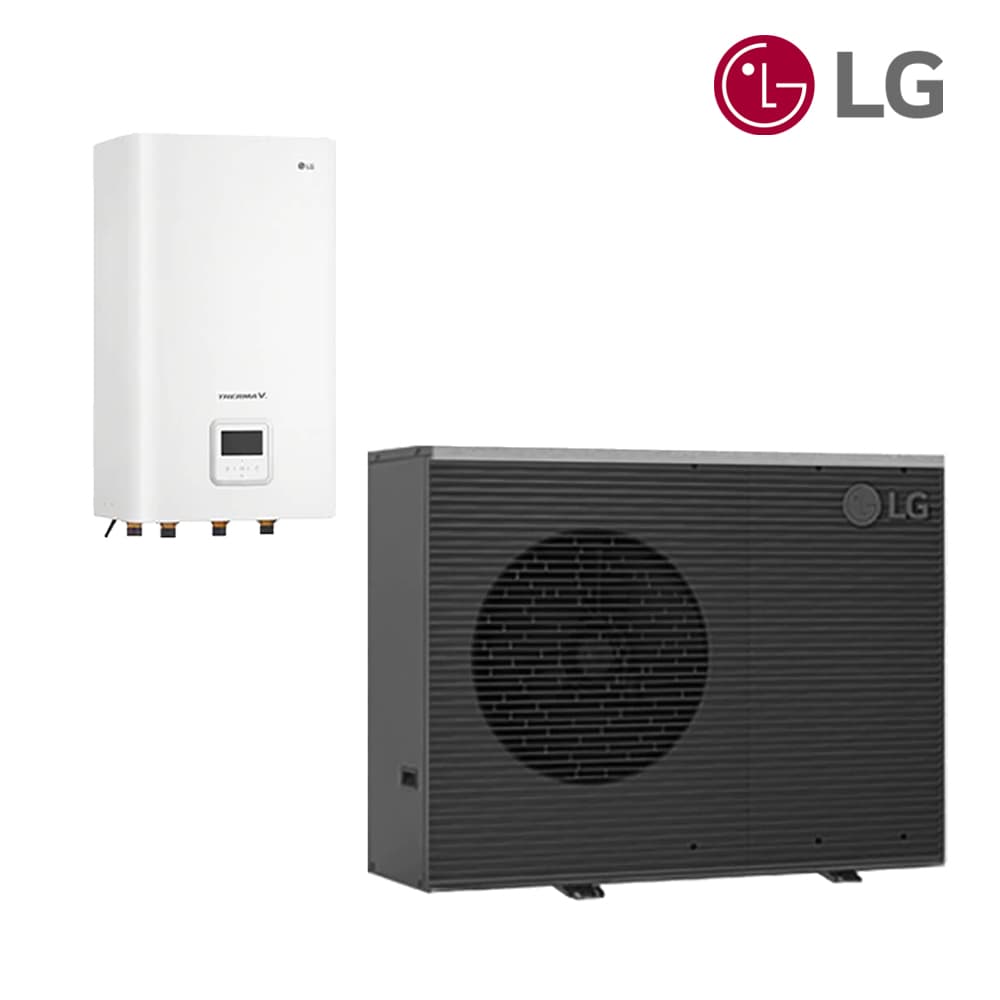 LG Therma V Set-Monobloc R290 Luft-Wasser-Wärmepumpe, HM071HF.HU, 230 V, 7 kW
