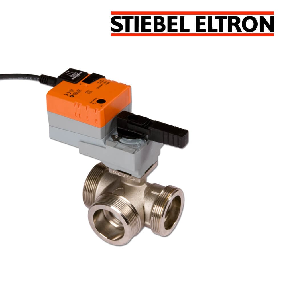 Stiebel Eltron 3-Wege-Heizungs-Umschaltventil HUV 1, mit Stellantrieb, G1