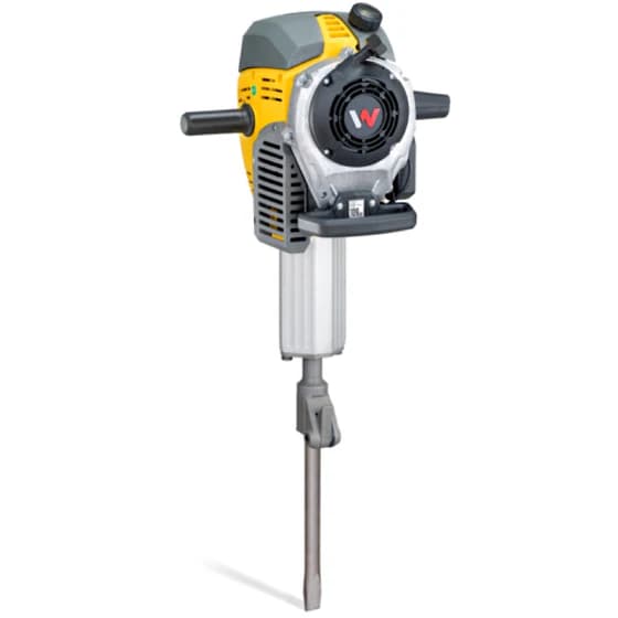 Abbruchhammer mit Benzinmotor, Wacker Neuson Typ BH65 27x80, Schlagzahl 1.300 kg/m2s, Energie 65 Joule