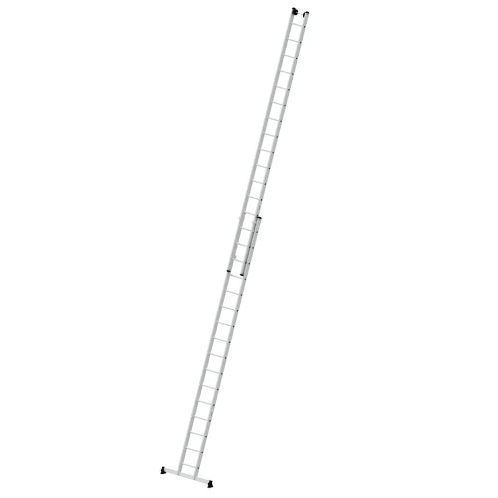 MUNK - Sprossen-Schiebeleiter 2-teilig mit nivello®-Traverse 2x16 Sprossen