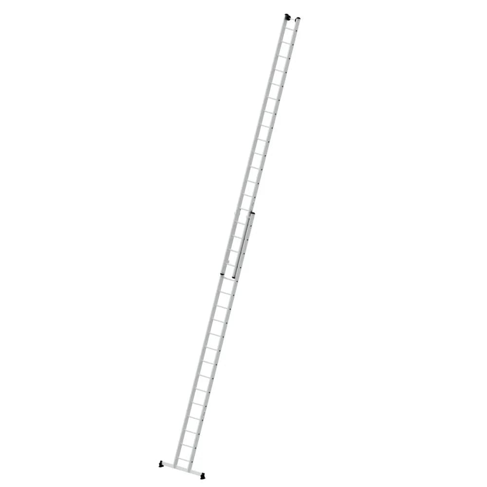 MUNK - Sprossen-Schiebeleiter 2-teilig mit nivello®-Traverse 2x18 Sprossen