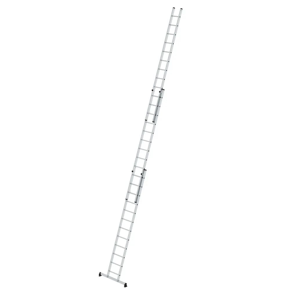 MUNK - Sprossen-Schiebeleiter 3-teilig mit nivello®-Traverse 3x12 Sprossen