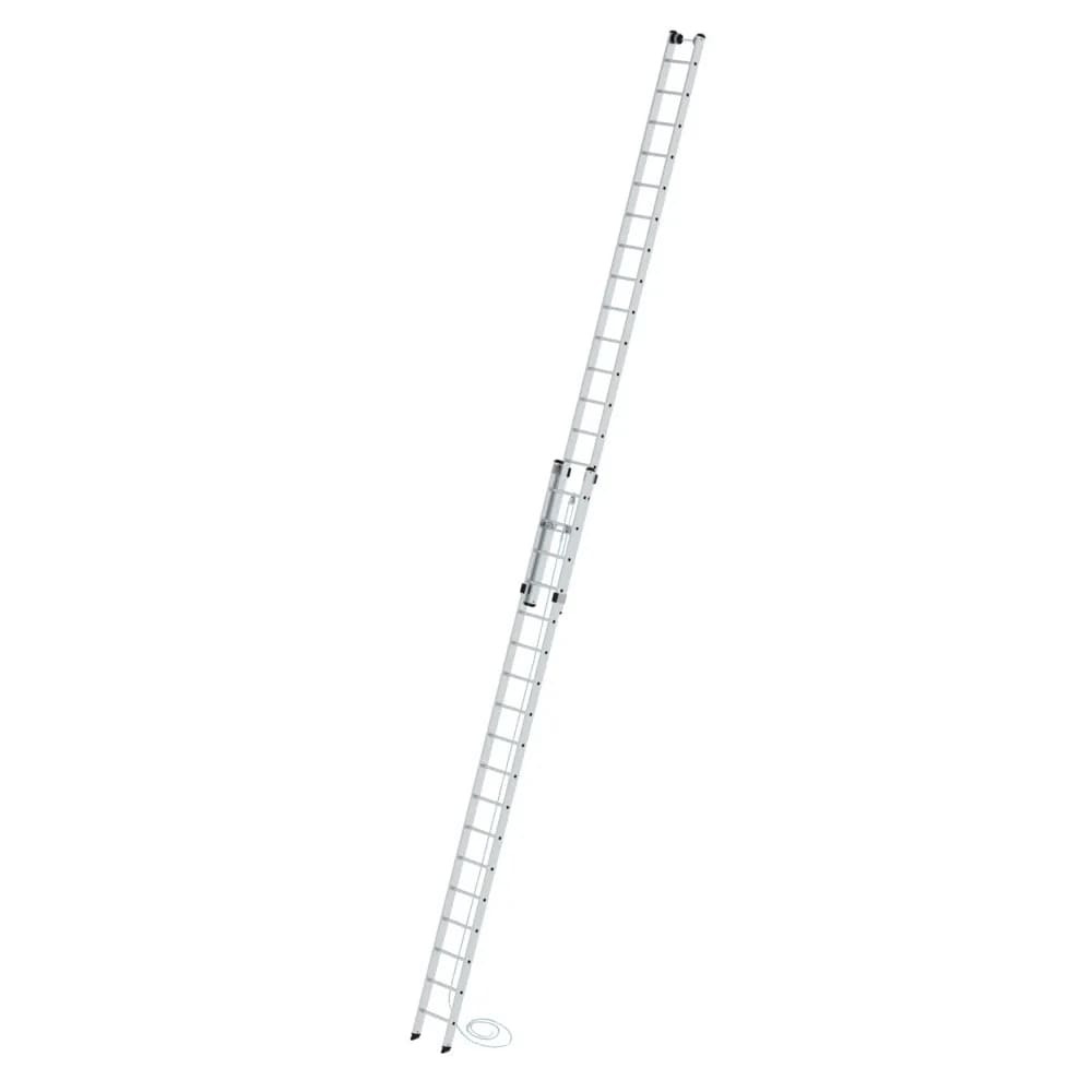 MUNK - Sprossen-Seilzugleiter 2-teilig ohne Traverse 2x18 Sprossen