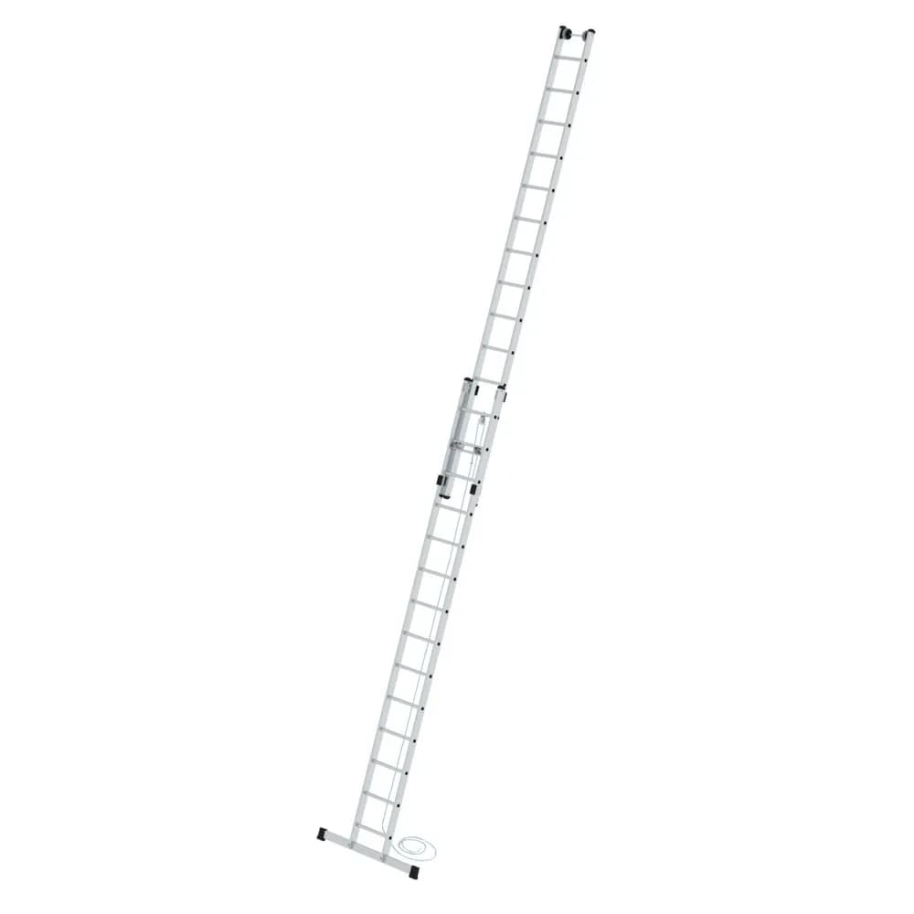 MUNK - Sprossen-Seilzugleiter 2-teilig mit Standard-Traverse 2x14 Sprossen
