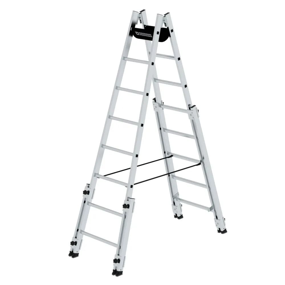 MUNK - Sprossen-Stehleiter treppengängig 2x8 Sprossen