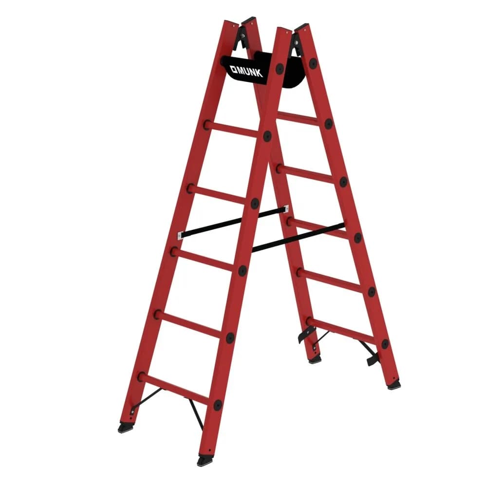 MUNK - Sprossen-Stehleiter GFK 2x6 Sprossen