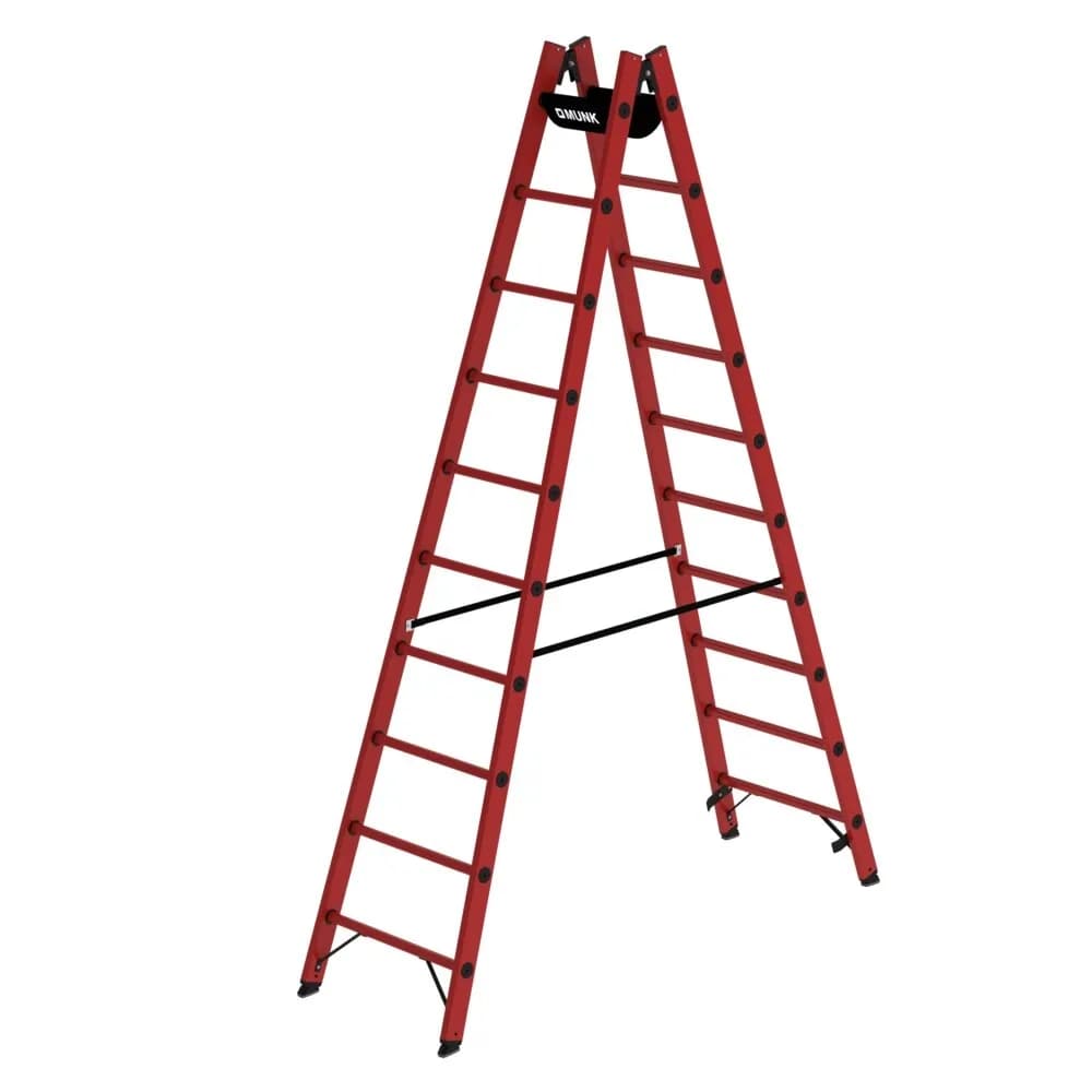 MUNK - Sprossen-Stehleiter GFK 2x10 Sprossen