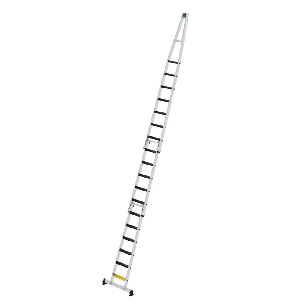 MUNK - Stufen-Glasreinigerleiter-Satz mit nivello®-Traverse und clip-step R13 3-teilig