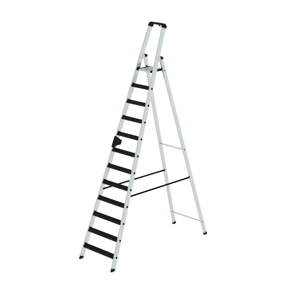 MUNK - Stufen-Stehleiter einseitig begehbar mit clip-step relax 12 Stufen