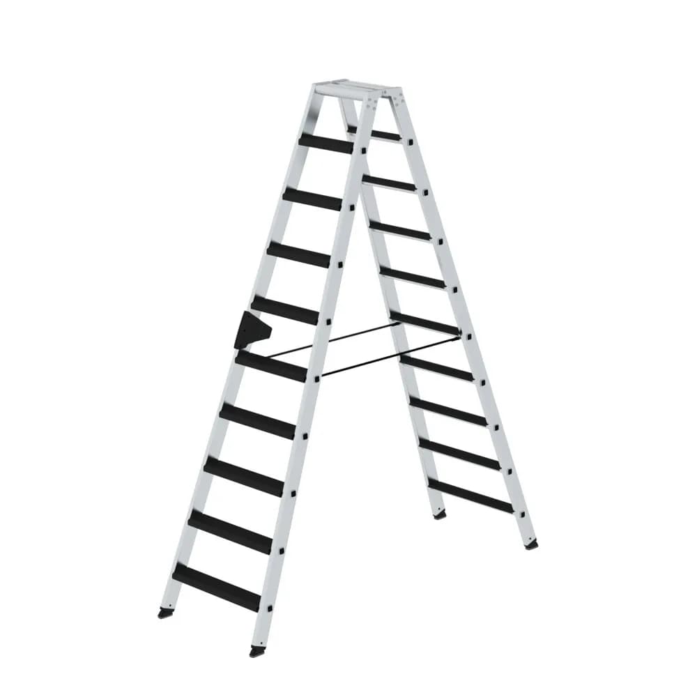 MUNK - Stufen-Stehleiter beidseitig begehbar mit clip-step relax 2x10 Stufen