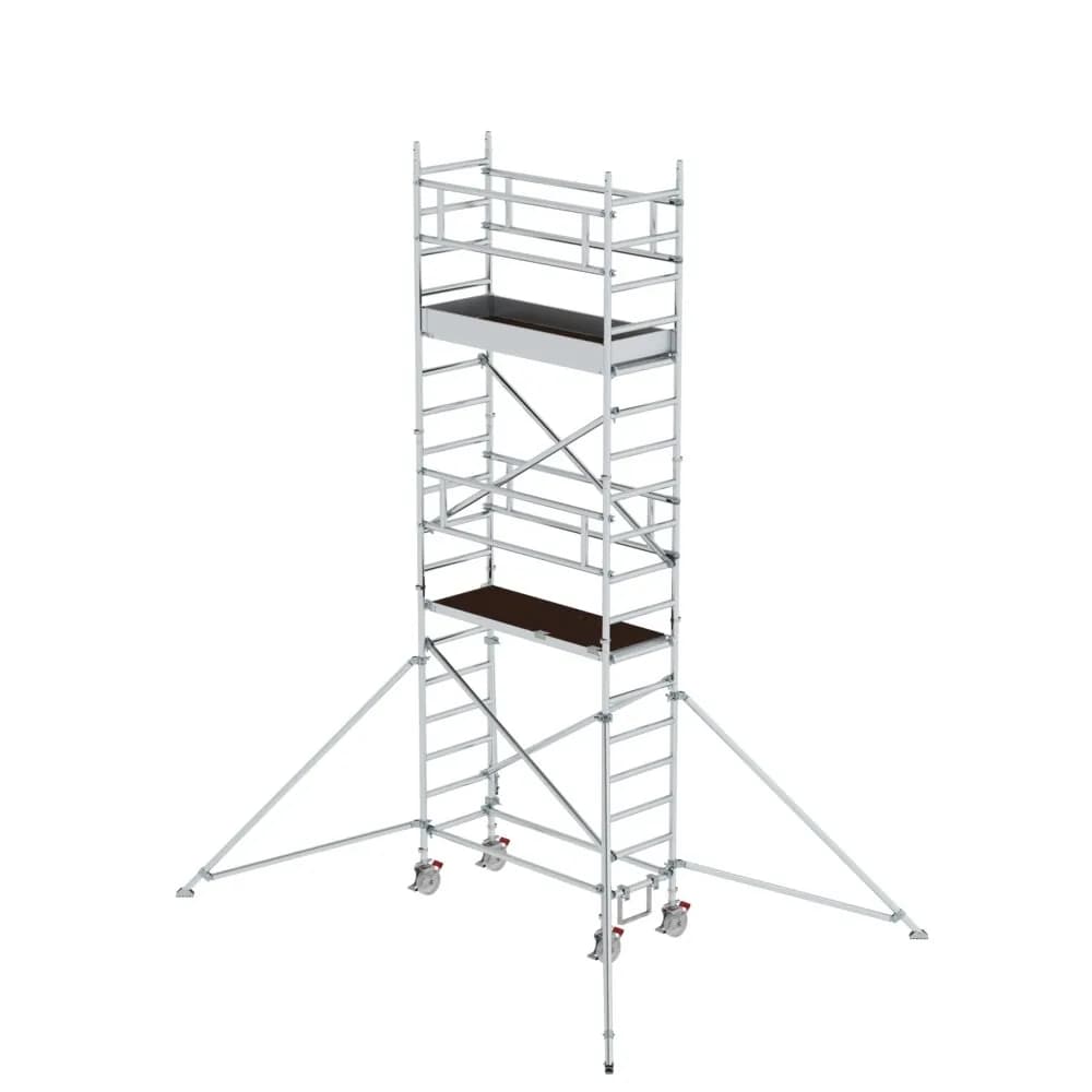 MUNK - Rollgerüst 0,75 x 1,80 m mit Ausleger Plattformhöhe 4,47 m